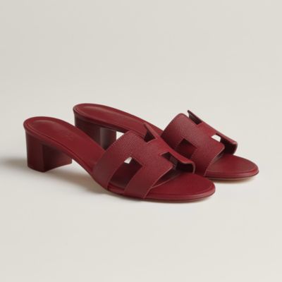 Red - Oasis - Women's Shoes | Hermès USA